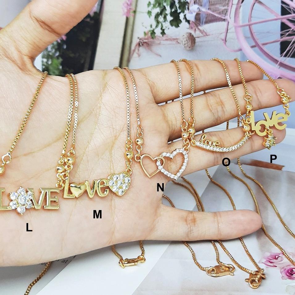 Xuping Kalung Koye Hati Batu Putih Lapis Emas - BN271 ◦ SVC.18Oc22l