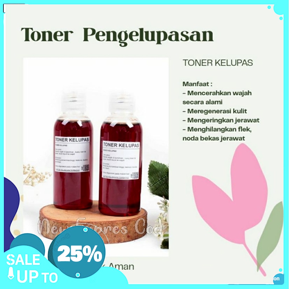 Fleksol Toner Kelupas Wajah Perawatan Kecantikan Murah bpom