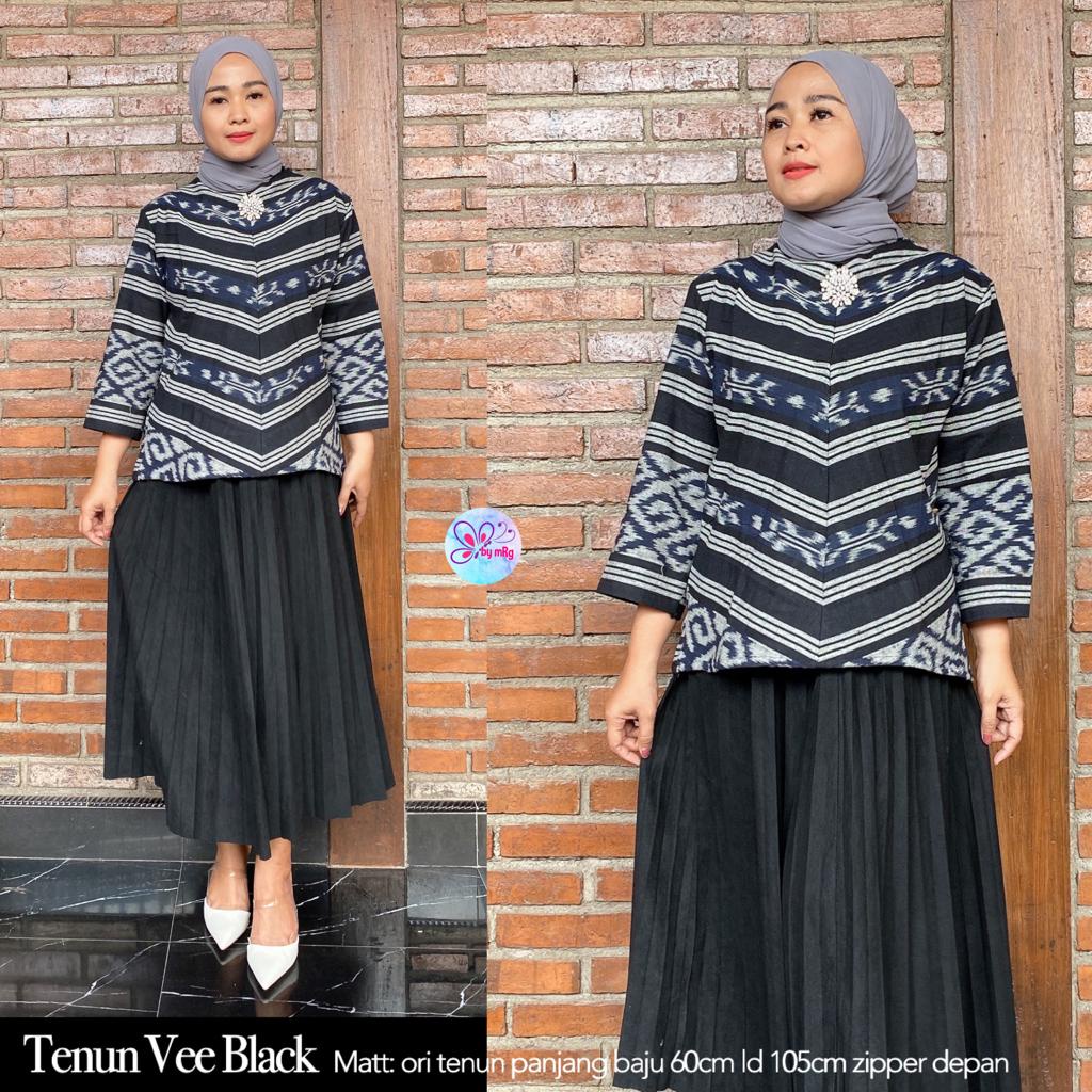 Blus Batik Tenun Vee