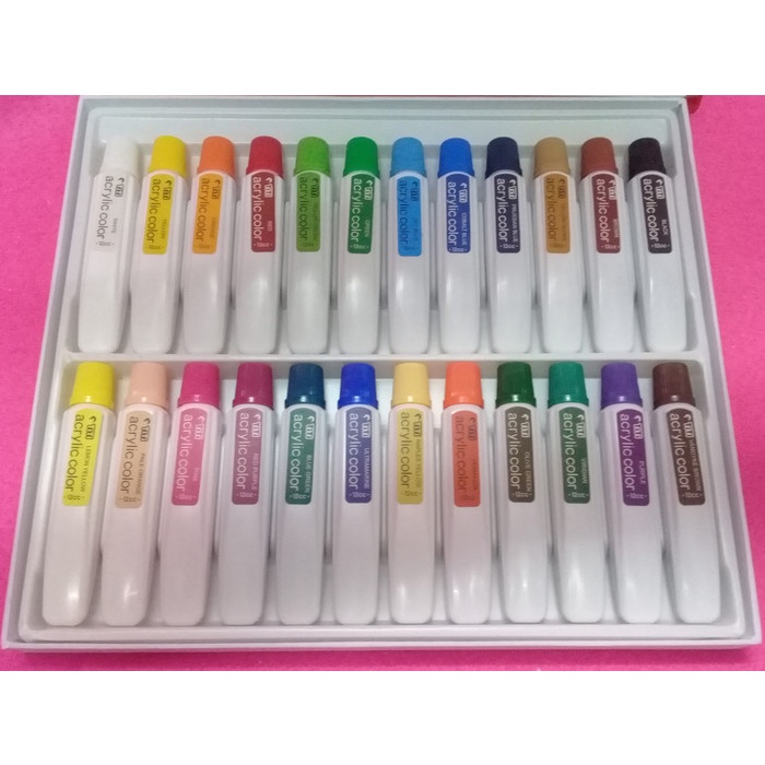 

Kusus Hari Ini Titi Cat Acrylic Colors 24 Bergaransi