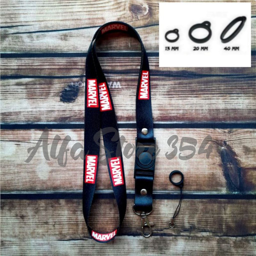 TALI LANYARD MARVEL GANTUNGAN KUNCI/GANTUNGAN ID CARD/GANTUNGAN HP/GANTUNGAN FLASHDISK/GANTUNGAN POD