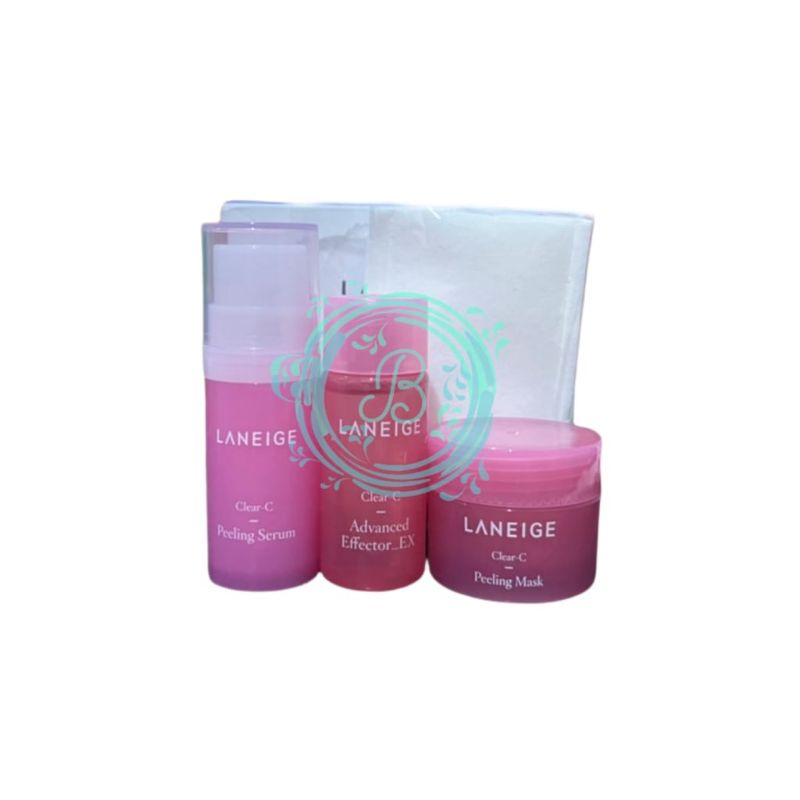 Laneige Clear C Peeling Trial Kit 4 Items Original