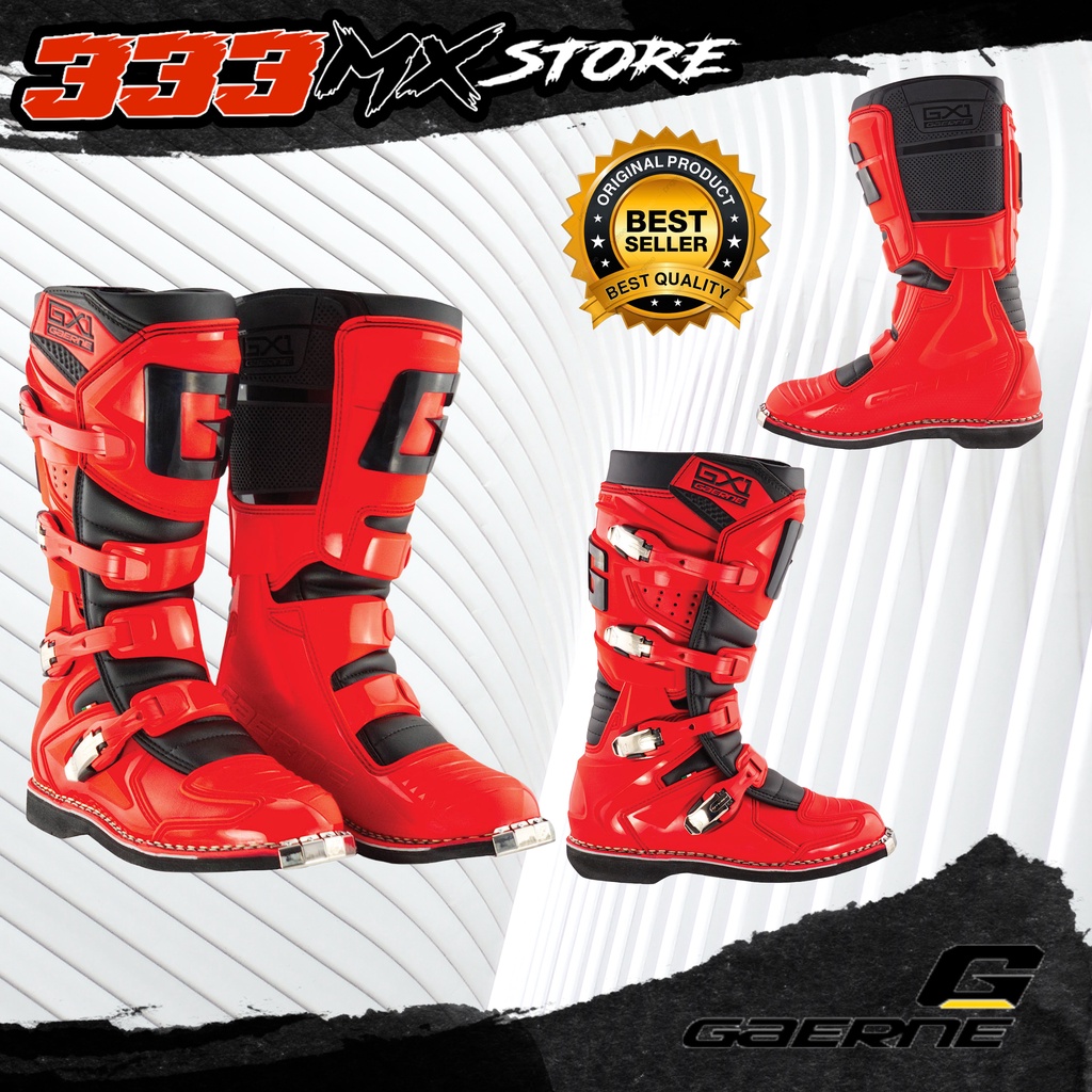 GAERNE GX1 RED ENDURO SEPATU OFFROAD GAERNE GX1 RED 2023 BOOTD GX1