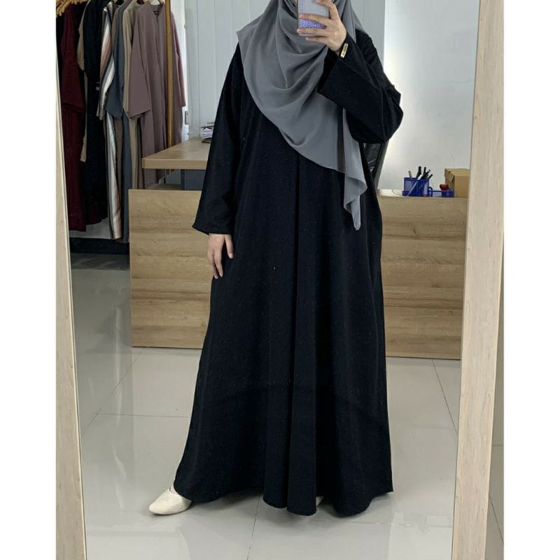 BISA COD GAMIS WOLFIS TERBARU ABAYA POLOS TURKI BASIC WANITA