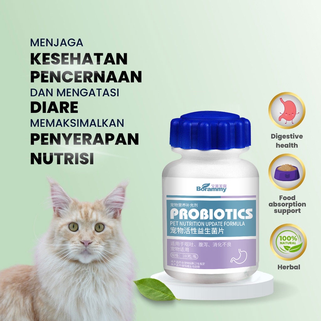 Vitamin Kucing Anjing Masalah Pencernaan Untuk Diare, Mencret, Pup Berdarah Dan Radang Usus Infeksi Usus