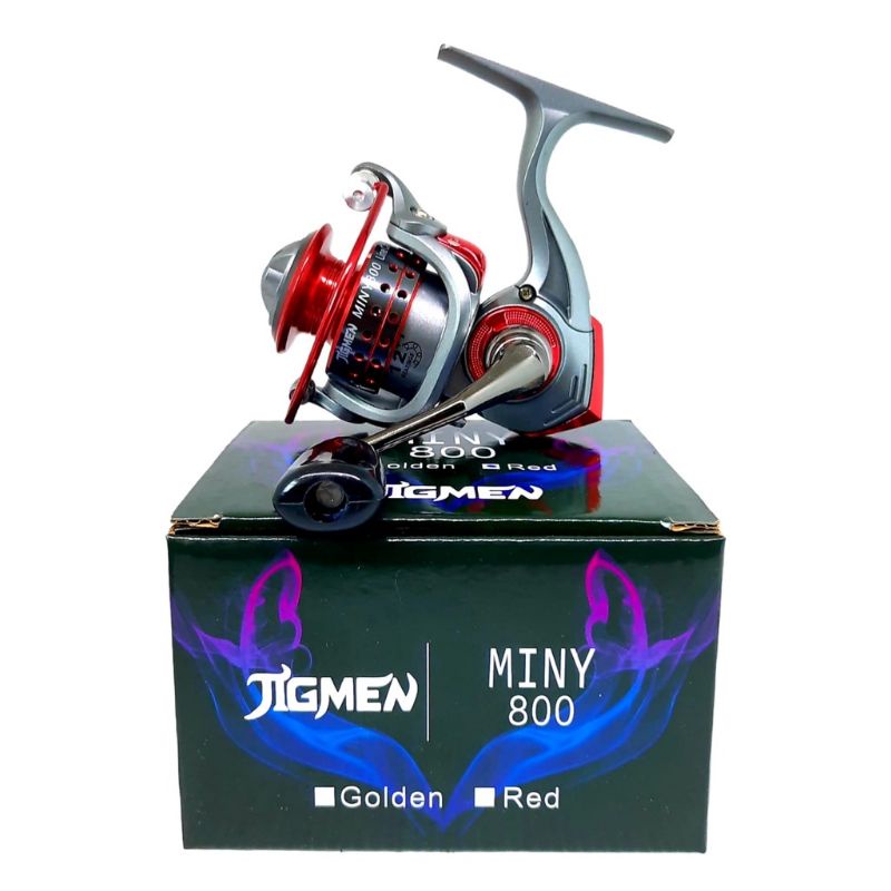 Reel Pancing POWER HANDLE JIGMEN MINY SPOOL BESI 12+1 BB