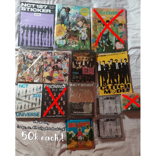 CLEARANCE SALE ALBUM ONLY NCT DREAM 127 STICKER HOT SAUCE GLITCH MODE RESONANCE HELLO FUTURE JEWEL J