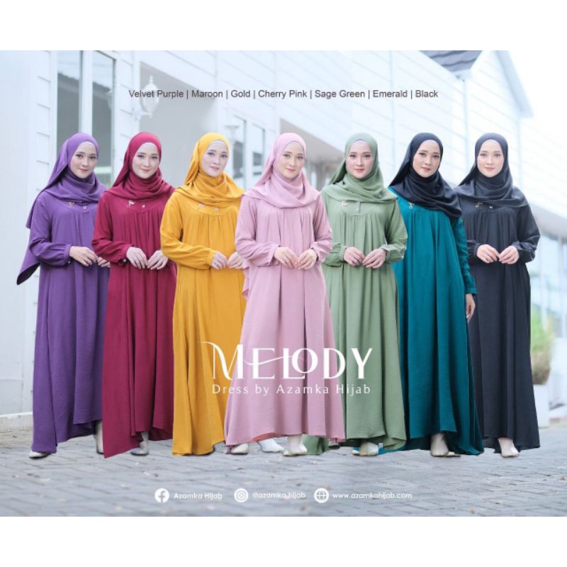 GAMIS DRESS ONLY MELODY BY AZAMKA