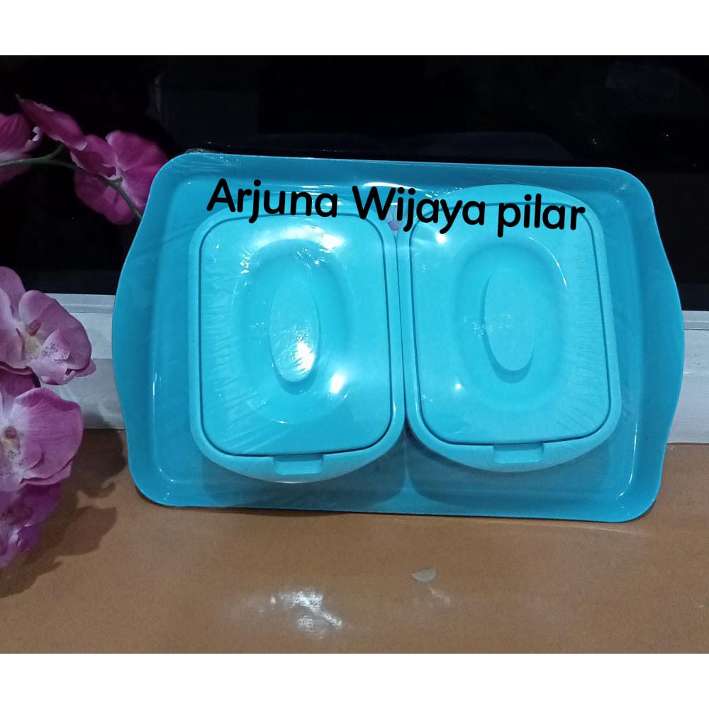 Tempat Makan LOTUS 2 Set 1 NAMPAN CALISTA