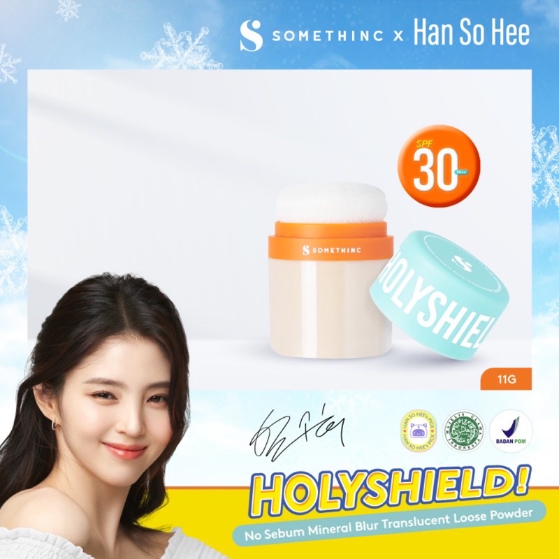 Somethinc Holyshield No sebum mineral blur translucent loose powder Sunscreen powder Somethinc