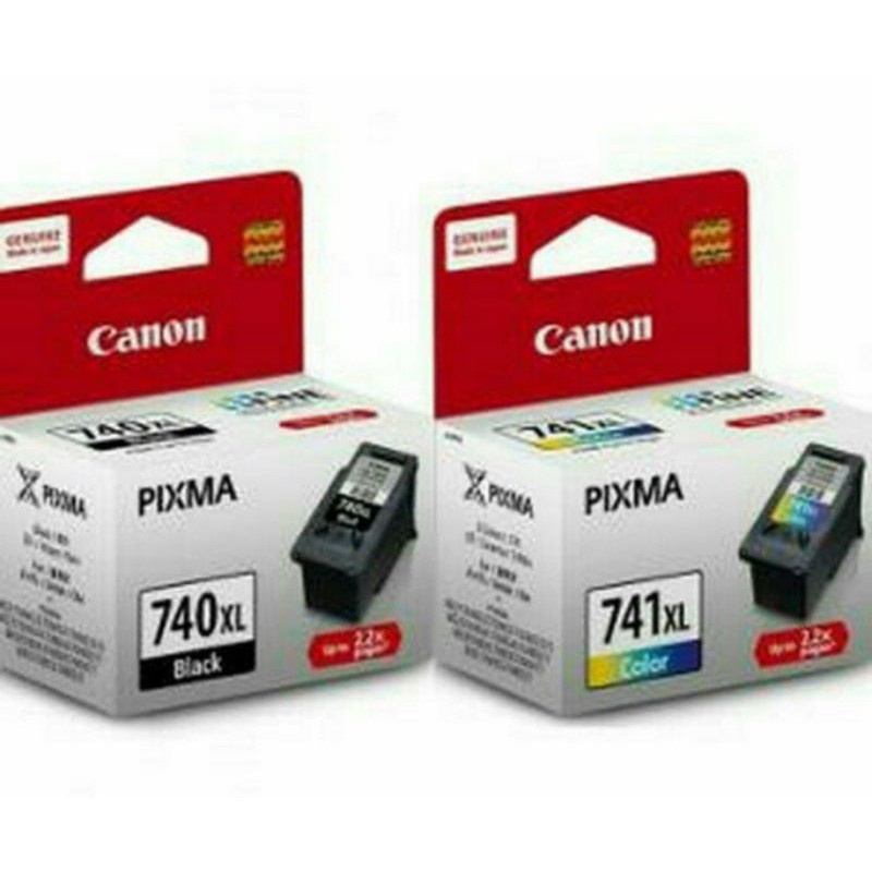 Paket Tinta Canon 740 XL & 741 XL ORIGINAL