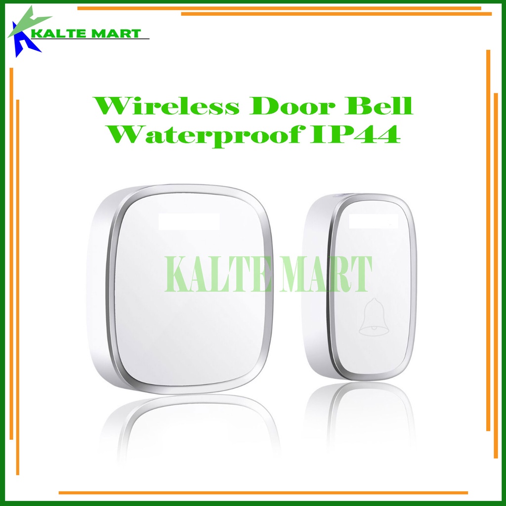 Bel Rumah Bel Pintu Wireless Door Bell Waterproof Doorbell 1 Receiver