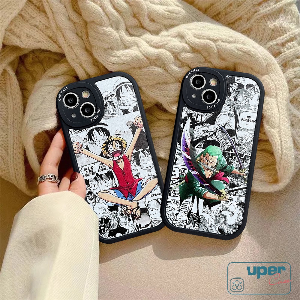 Kartun Anime One Piece Luffy Soft Case OPPO A15 A17 A95 A78 A58 A55 A54 A12 A16 A96 A57 2022 A17K A76 A16K A5s A74 A16E A3S A94 A1K A9 A5 2020 A31 A15s A7 A53 Reno 5Z 8 7 8t 5F 5