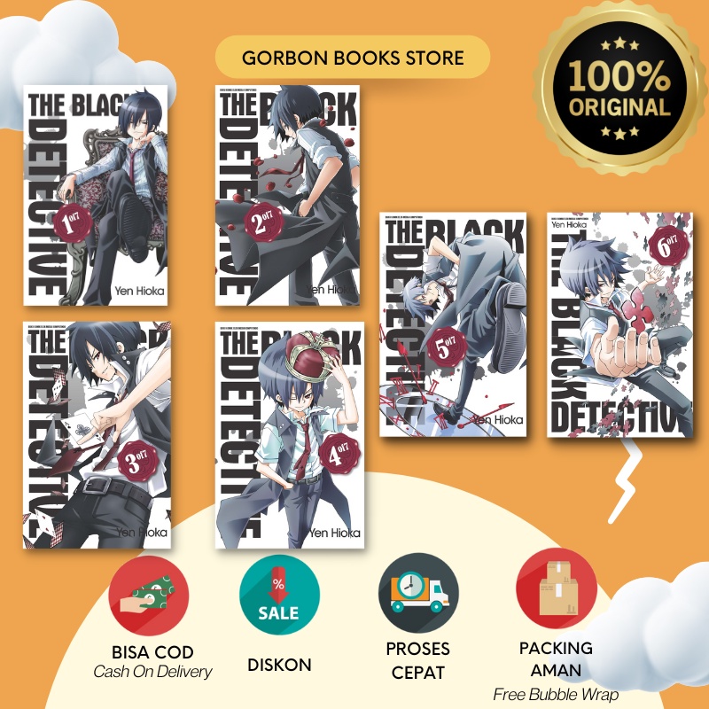 The Black Detective 1/2/3/4/5/6 by Yen Hioka