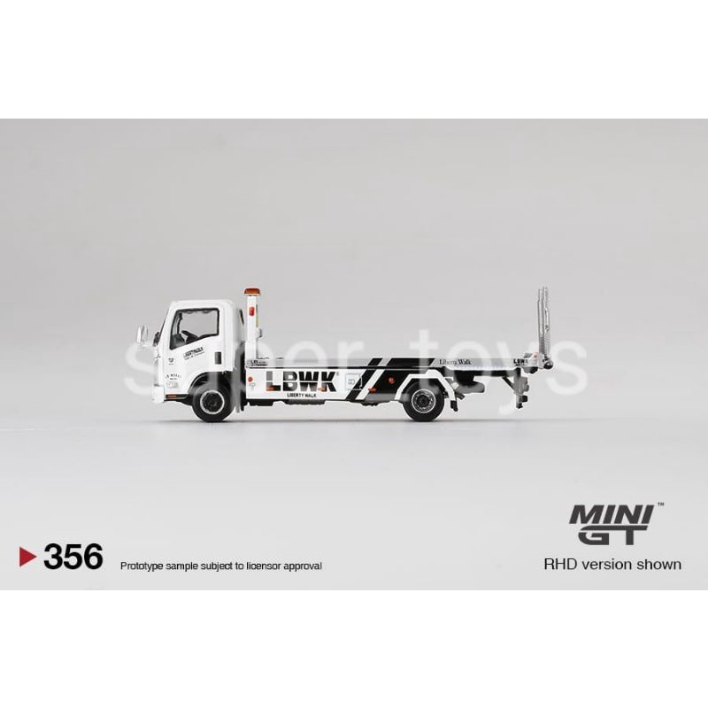 Diecast MiniGT 356 Truck Isuzu N Series Vehicle Transporter