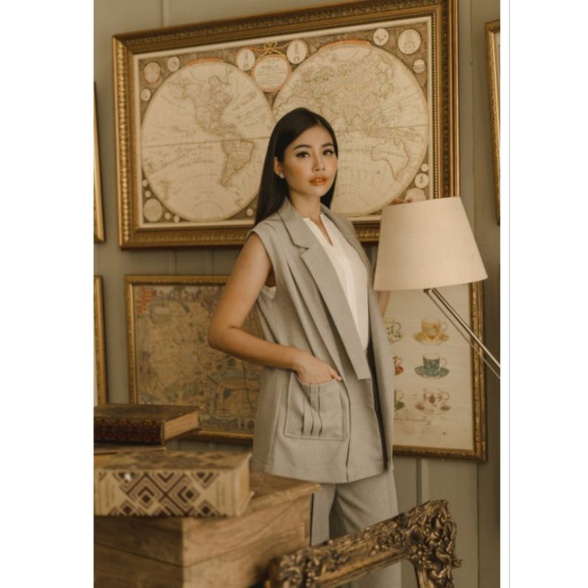 MAVEN - Genie Blazervest in Beaver Grey (READY)