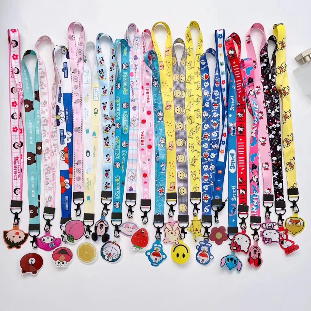 {NEW} DESIGN MOTIF CARTOON GROSIRAN TALI GANTUNGAN / STRAP HP UNIVERSAL