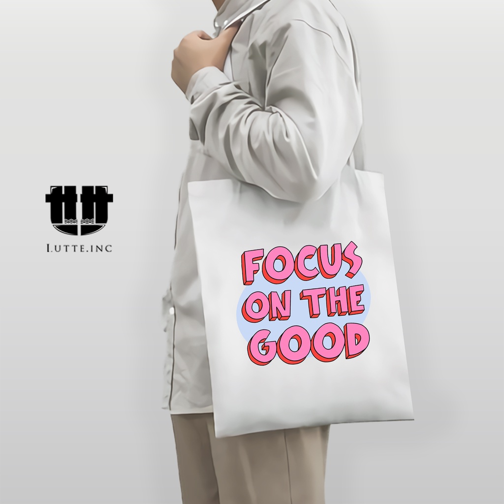 TERBARU Totebag Kanvas Premium Lutte.Inc Tote bag High Quality Series FullColor