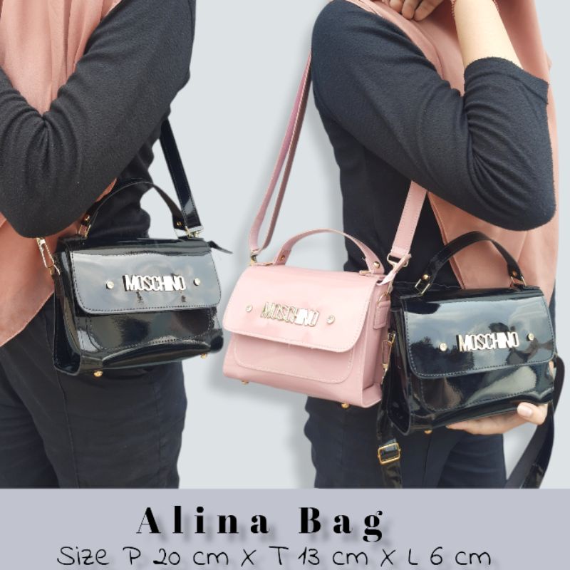 ALINA BAG TAS SELEMPANG BAHAN JELLY