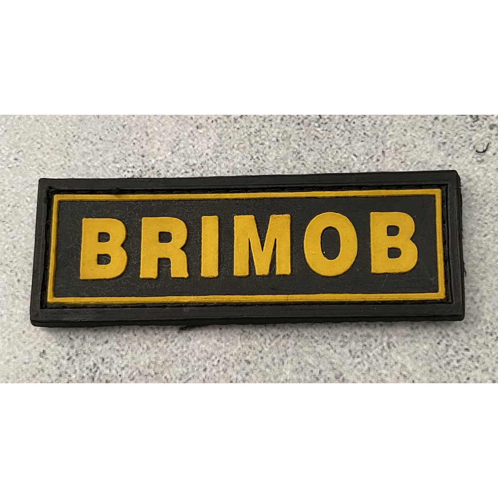 Patch Brimob (Kecil) - Patch Velcro Brimob - Prepetan