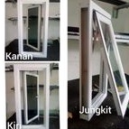 Jendela aluminium 40x80 khusus instan