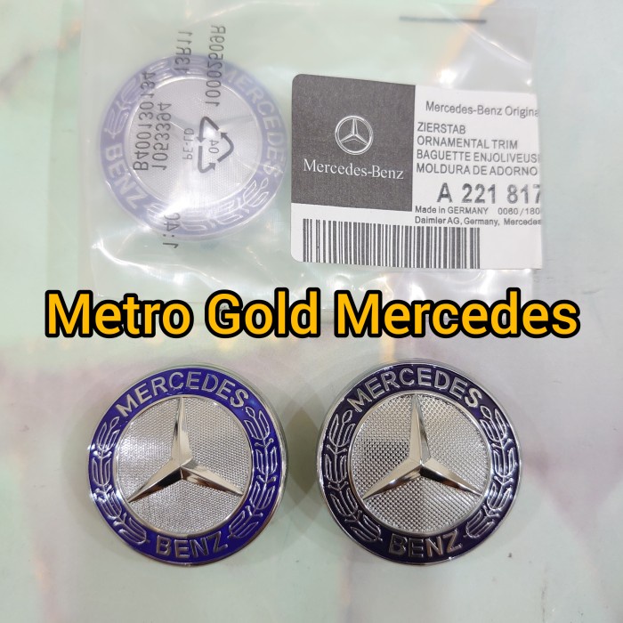 Emblem Grill Depan Mercedes Benz W221 W211 W212 Original A2218170016