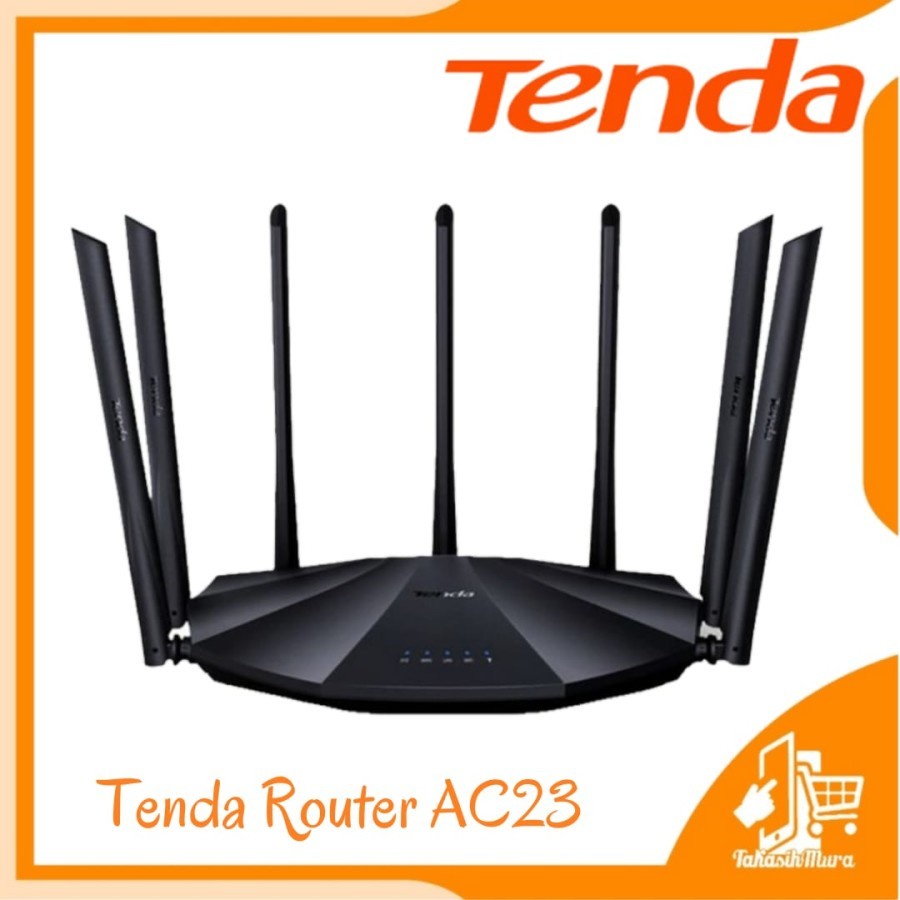 Tenda AC23 2.4GHz + 5GHz AC2100 Nirkabel 7 Antena Tenda Router AC23 HIGH QUALITY