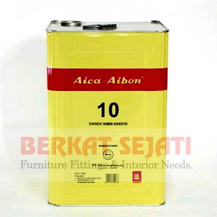 Lem AICA AIBON 10 - 9KG Lem Kuning Busa Kulit Vinyl Karet Sponge Spon