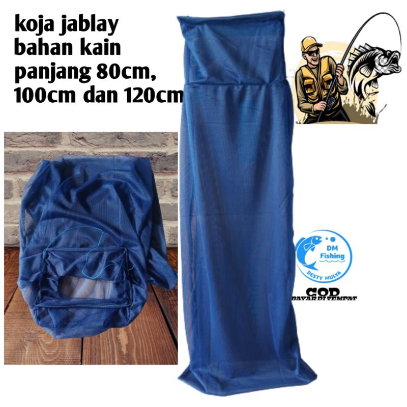 KOJA JABLAY TEMPAT IKAN BAHAN KAIN PANJANG 80, 100, DAN 120 CM