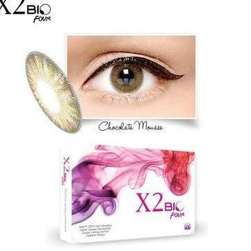 Softlens X2 Bio Four Soflens Diameter 14.5 mm Soflen Chocolate Mousse Grey Diamonds Softlen Normal M