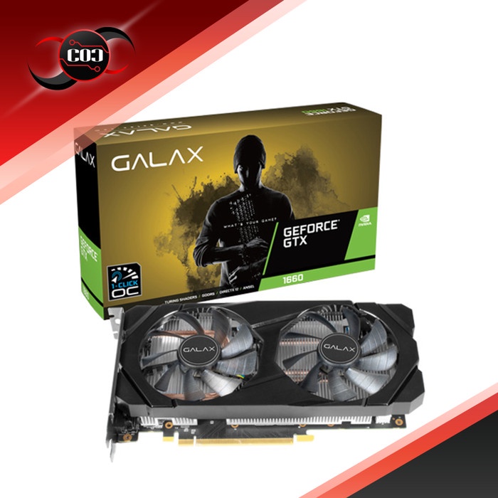 Galax Geforce Gtx 1660 6Gb Ddr5 (1-Click Oc) - Dual Fan