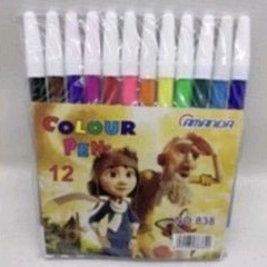 

Spidol Amanda 12 warna no. 838
