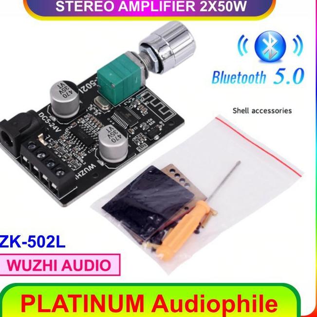 HOT Product Bluetooth Amplifier Class D 2x50W ZK-502L MINI Amplifier ZK-502L gas 
