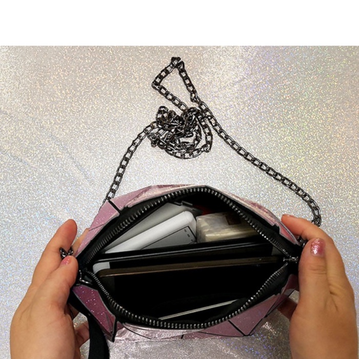 Tas Aksesoris Kosmetik Glitter Semi Lucu Import - SOSOYO