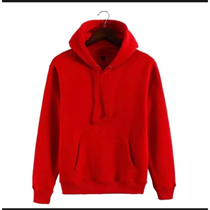 GRATIS ONGKIR Hoodie Polos Pria Wanita Switer Cowok Premium Distro (BAYAR DI TEMPAT)