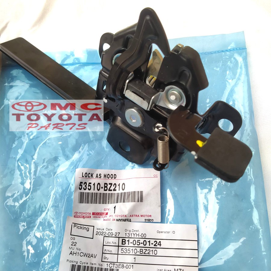 Pengunci Kap Mesin / Lock Assy Hood Agya Ayla 53510-BZ210