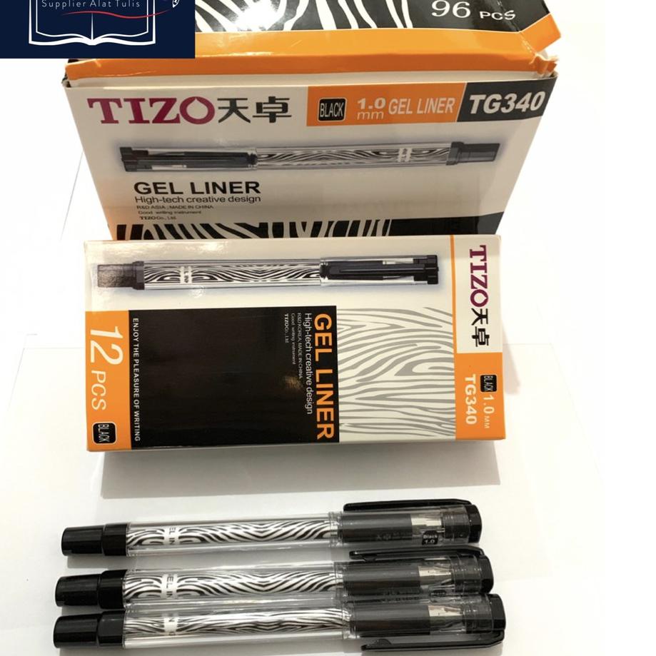 

READY ✅Bolpen/Ballpoint/Pulpen/Ballpen Tizo 340 1.0 Hitam Biru (Lusin)|RA1