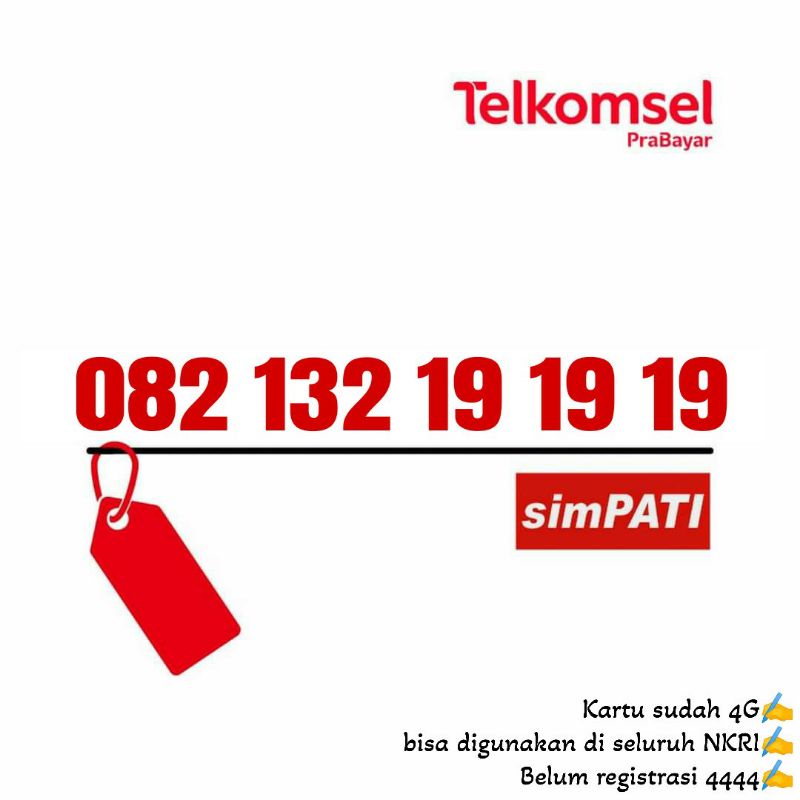 nomor cantik telkomsel simpati 191919