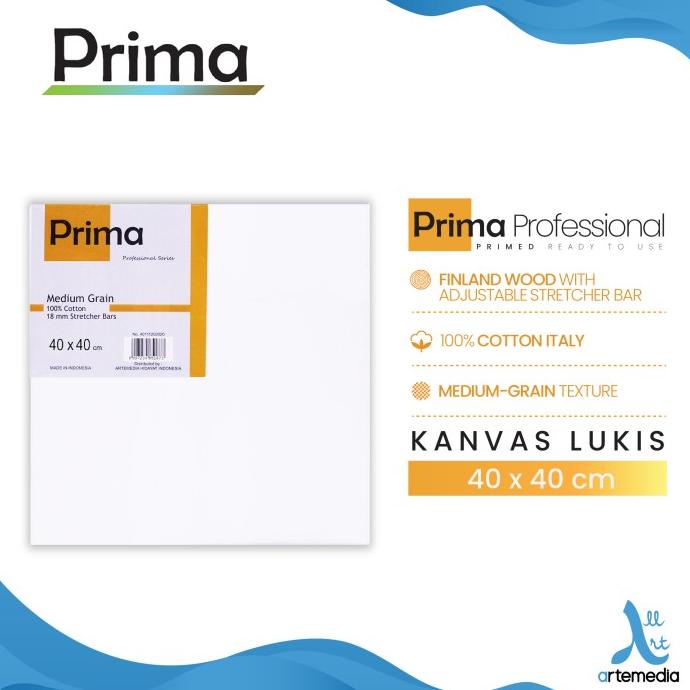 

Kanvas Lukis Prima Professional 40x40cm Cotton Canvas