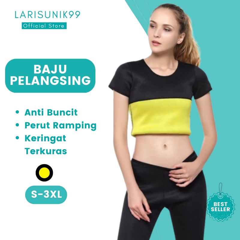 Baju Pelangsing Korset Pembakar Lemak Baju Sport Cloth Hot Shapers Suit Full Underwear