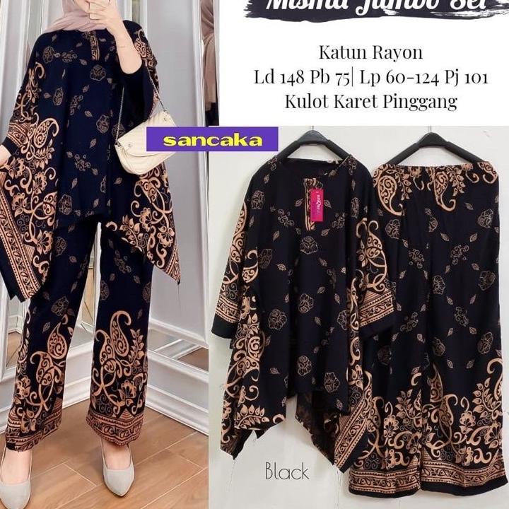 Special Price Setelan Tie Dye  Setelan Misma Jumbo Set by Sancaka Set Rayon Lengan Panjang Aik Big S
