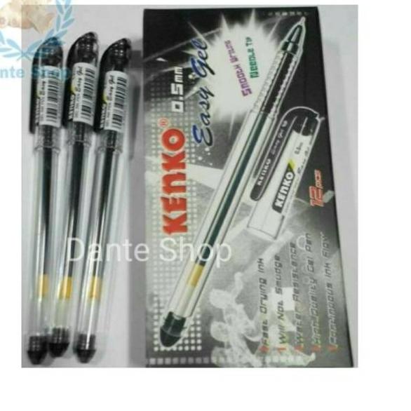 

Super Laris Pulpen Gel Kenko Easy Gel 0.5mm per Lusin