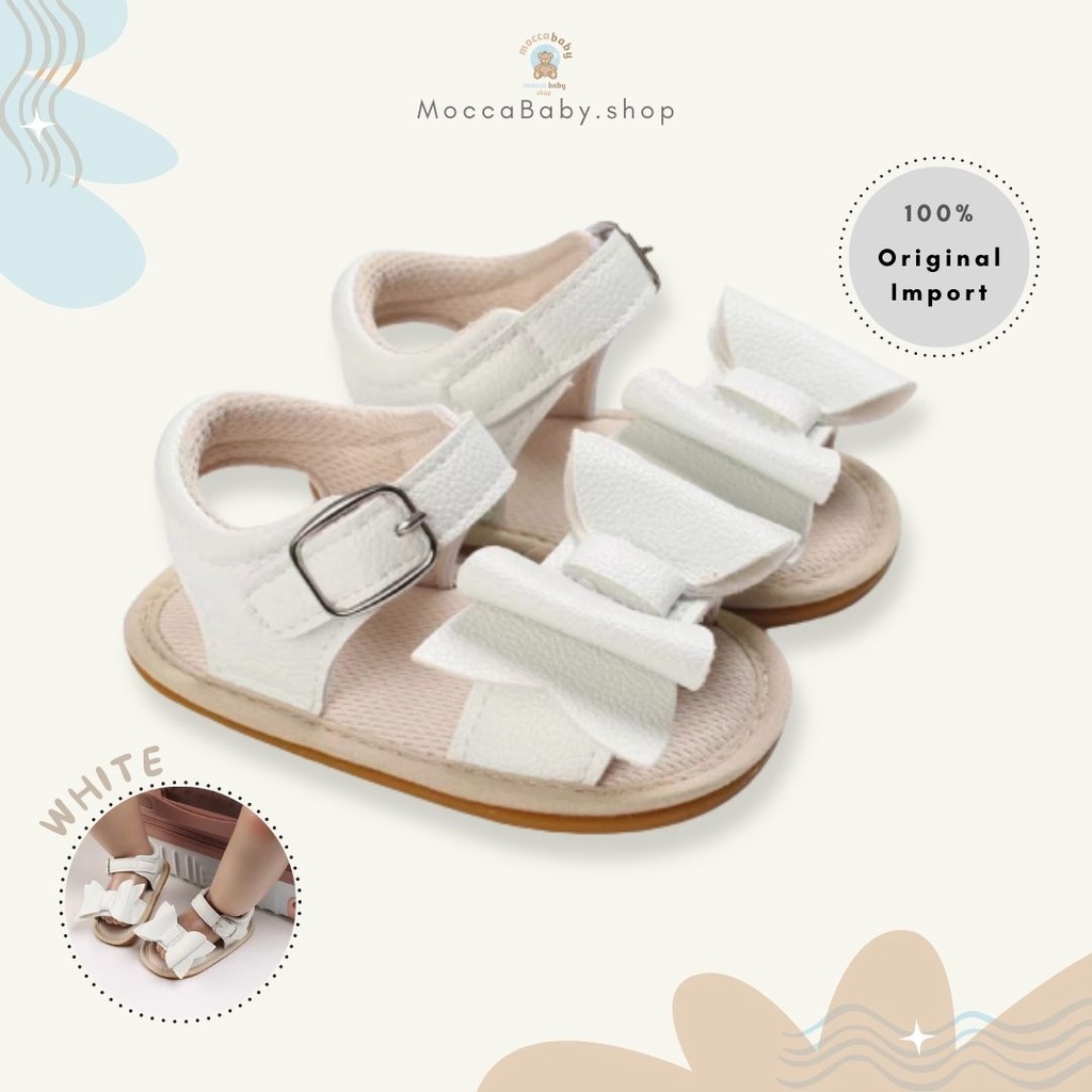 MBSS - PREWALKER Sepatu Anak Bayi Baby Shoes Sandal Casual Socks Anti Slip Bahan Import / KEISA PITA