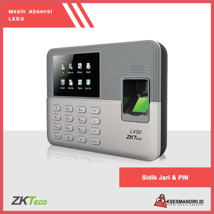 

Exclusive Fingerprint Mesin Absensi Lx50