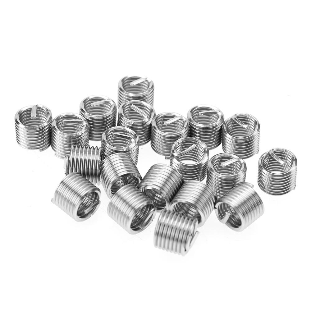 50PCS Recoil M6 Threaded Inserts M6 1.0 2.5D / Thread Repair Insert Kit / Helicoil M6