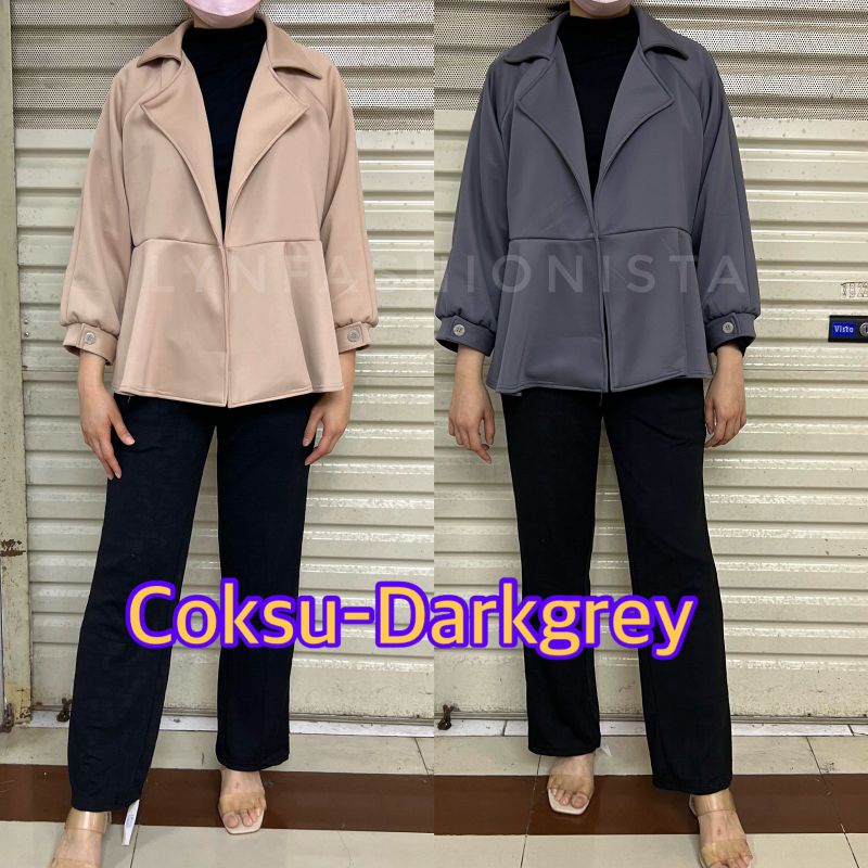 BLAZER KOREA BABYDOLL SCUBA PREMIUM/BLAZER KANTOR CASUAL/ONNI