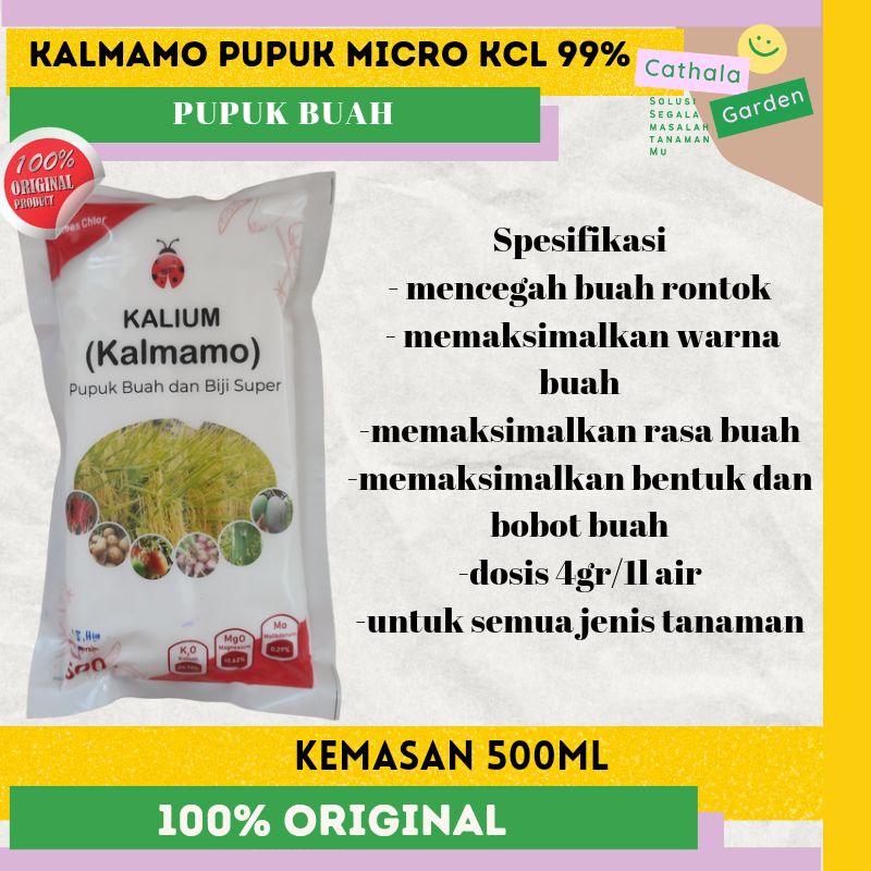 KALMAMO | PUPUK MICRO KCL 99% KEMASAN 500GR