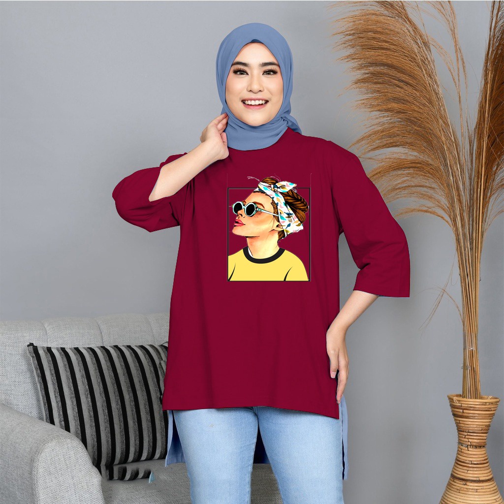 FC - TUNIK BASIC OVERSIZE WANITA HIJAB'S VARIASI 0140 DTF