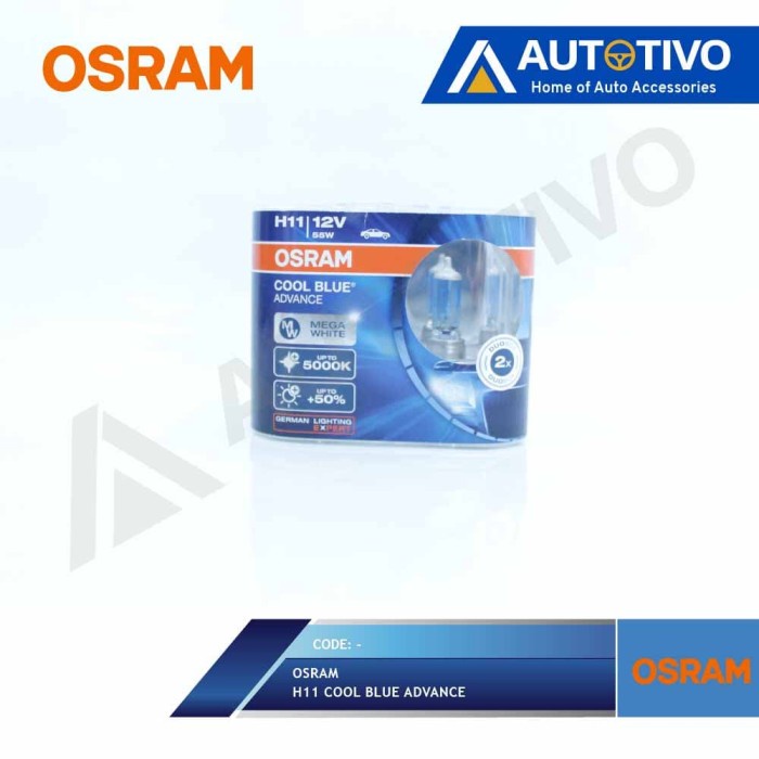 Toyota Rush Osram Lampu Depan (Low Beam) Hyper Cool Blue H11