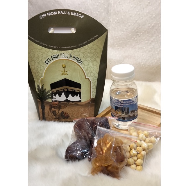 PAKET ALMOND Super Hemat / Oleh Oleh Haji dan Umroh /  Souvenir Haji dan Umroh